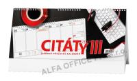 Kalendář stolní pracovní CITÁTY - Citáty III. / BSB3