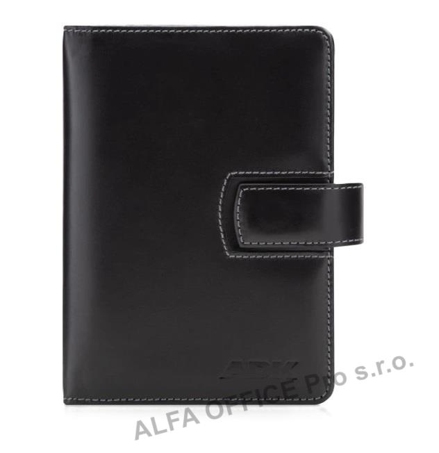 Diář ADK Pelle6 A6 / týdenní - černá