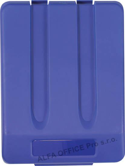 Víko na odpadkový koš na tříděný odpad - modrá