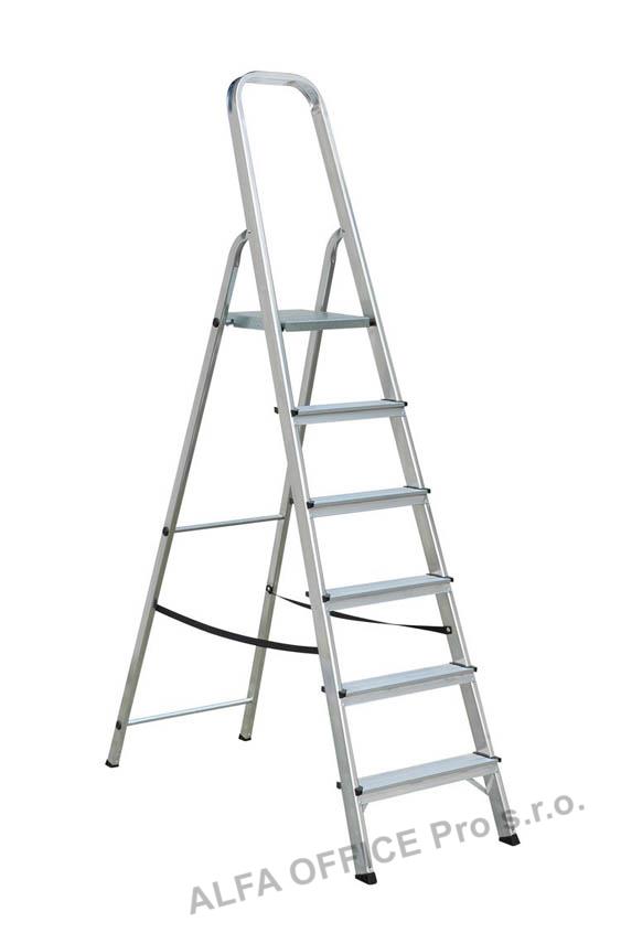 Schůdky hliníkové - 6 schodů