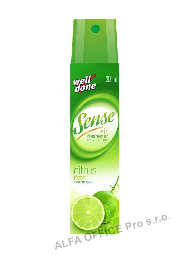 Well done Sense osvěžovač spray citrus 300 ml