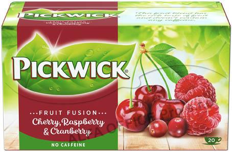 Čaj Pickwick ovocný - třešeň s malinami