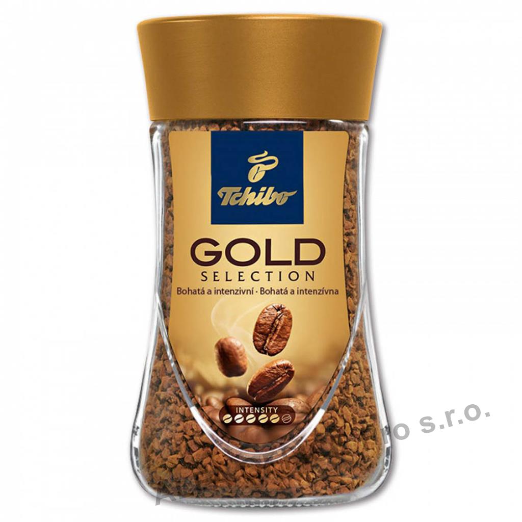 Rozpustná káva káva Tchibo Gold Selection / 200 g