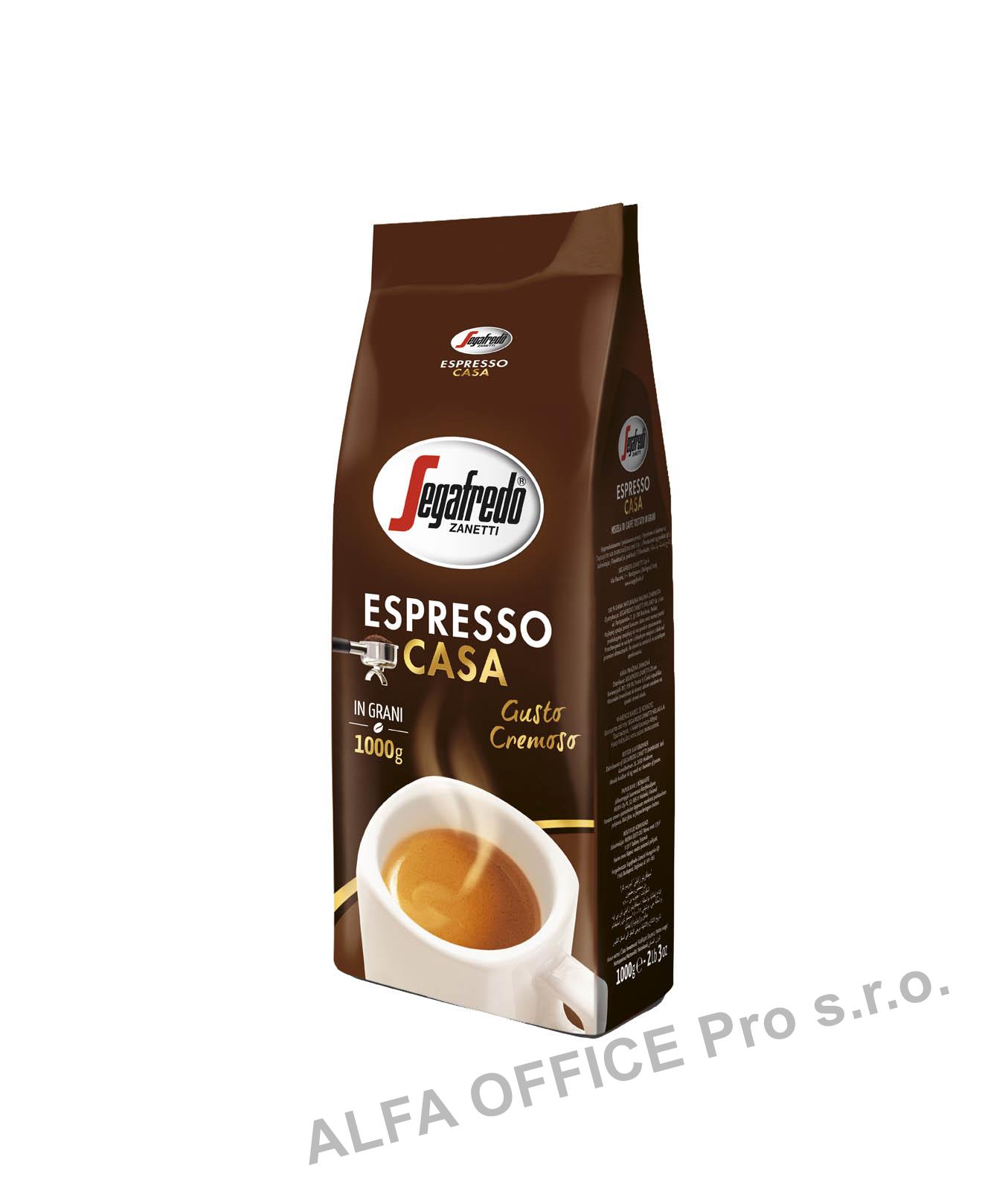 Zrnková káva Segafredo Espresso Casa / 1 kg
