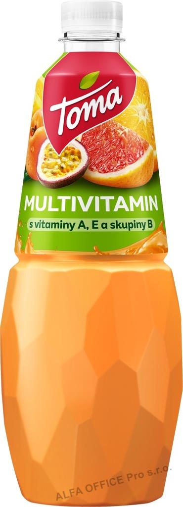 TOMA džus 1 l - multifruit 50%