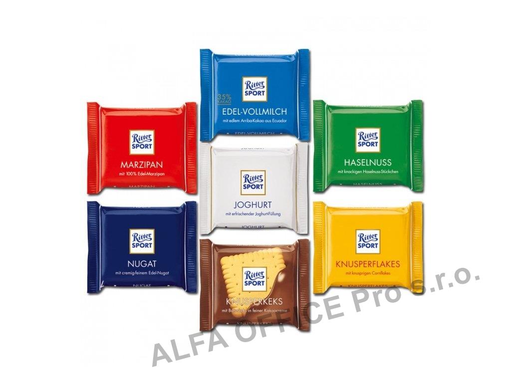 Ritter Sport mini čokoláda - mix druhů