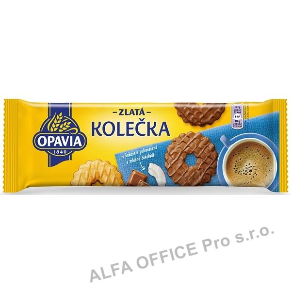 Opavia Zlaté Kolečka s kokosem polomáčené sušenky 146g
