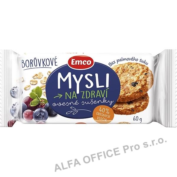 EMCO musli sušenky - borůvkové / 60 g