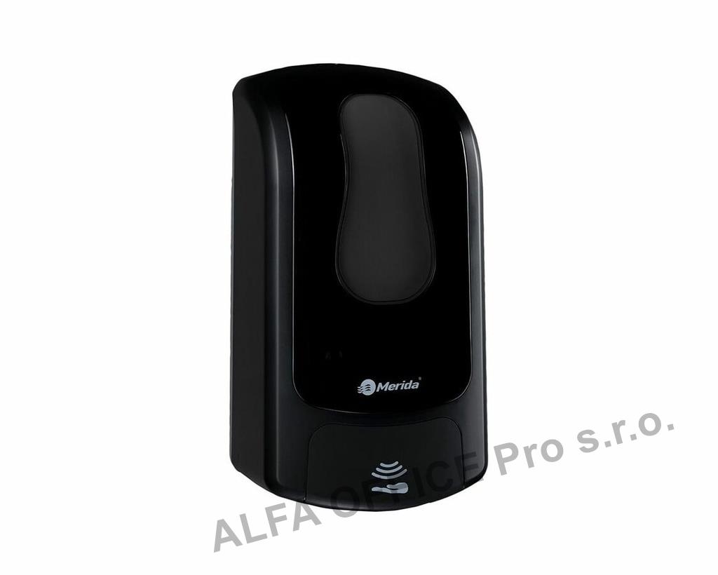 Dávkovač tekutého mýdla AUTOMATIC Merida ONE - černý  / na dolévání