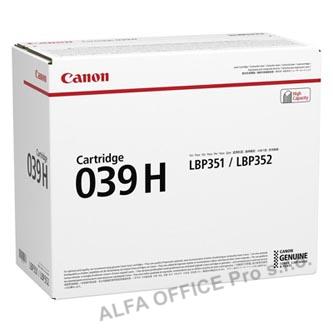 Canon originální toner CRG 039H, black, 25000str., 0288C001, Canon imageCLASS LBP351dn,LBP