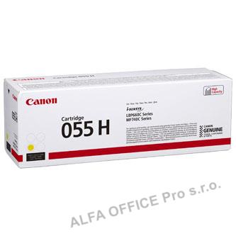 Canon originální toner 055YH, yellow, 5900str., 3017C002, high capacity, Canon MF742Cdw, M