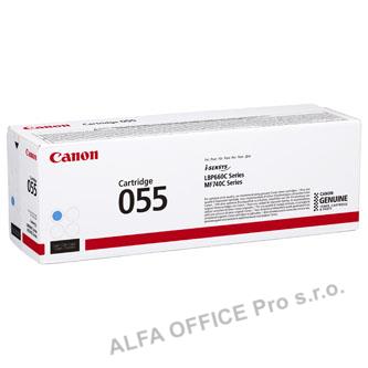 Canon originální toner 055C, cyan, 2100str., 3015C002, Canon MF742Cdw, MF744Cdw, MF746Cx,