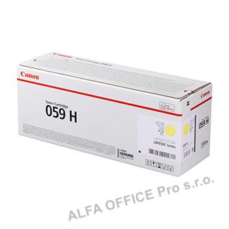  Canon originální toner 059HY, yellow, 13500str., 3624C001, high capacity, Canon 