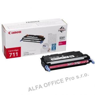Canon originální toner CRG711, magenta, 6000str., 1658B002, Canon LBP-5300