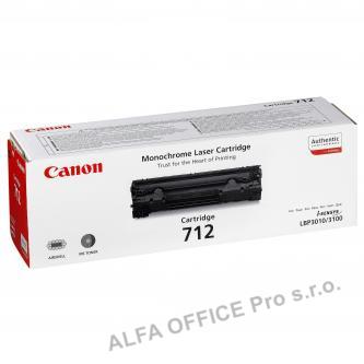 Canon originální toner CRG712, black, 1500str., 1870B002, Canon LBP-3100