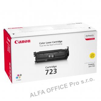 Canon originální toner CRG723, yellow, 8500str., 2641B002, Canon LBP-7750Cdn