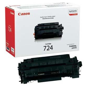 Canon originální toner CRG724, black, 6000str., 3481B002, Canon i-SENSYS LBP-6750dn