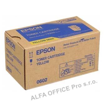 Epson originální toner C13S050602, yellow, 7500str., Epson Aculaser C9300N