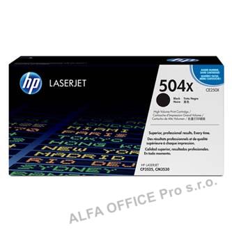 HP originální toner CE250X, black, 10500str., HP 504X, HP Color LaserJet CP3525
