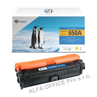  G&G kompatibilní toner s CE272A, yellow, 15000str., NT-CH272FY, HP 650A, pro HP 