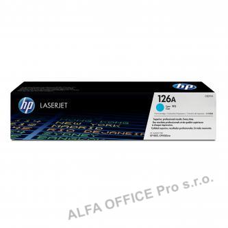 HP originální toner CE311A, cyan, 1000str., HP 126A, HP LaserJet Pro CP1025, 1025nw, MFP M
