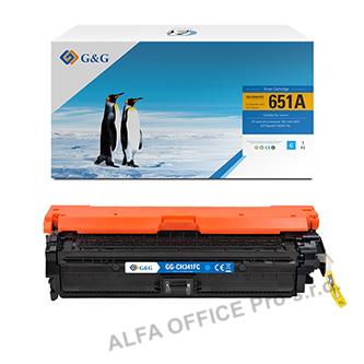  G&G kompatibilní toner s CE341A, cyan, 16000str., NT-CH341FC, HP 651A, pro HP La 