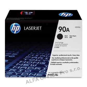 HP originální toner CE390A, black, 10000str., HP 90A, HP LaserJet M4555 MFP