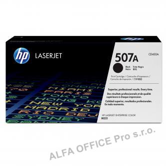 HP originální toner CE400A, black, 5500str., HP 507A, HP LaserJet Enterprise 500 color M55