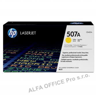 HP originální toner CE402A, yellow, 6000str., HP 507A, HP LaserJet Enterprise 500 color M5