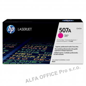 HP originální toner CE403A, magenta, 6000str., HP 507A, HP LaserJet Enterprise 500 color M