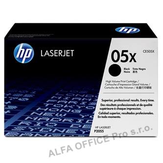 HP originální toner CE505X, black, 6500str., HP 05X, high capacity, HP LaserJet P2055