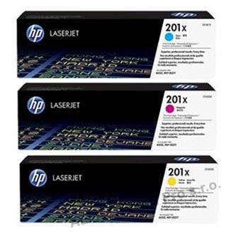 HP originální toner CF253XM, CMY, 6900 (3x2300)str., HP 201X, HP Color LaserJet MFP M277,