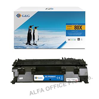  G&G kompatibilní toner s CF280X, black, 6900str., NT-PH280XC, HP 80X, pro HP Las 