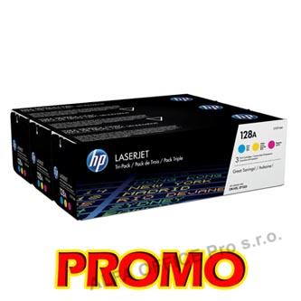 HP originální toner CF371AM, CMY, 3900 (3x1300)str., HP 128A, HP LaserJet+, N, 3x800g, 3ks