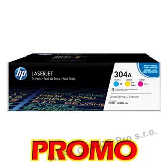 HP originální toner CF372AM, CMY, 8400 (3x2800)str., HP 304A, HP Color LaserJet CM2320fxi,
