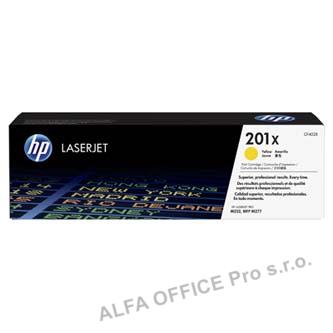 HP originální toner CF402X, yellow, 2300str., HP 201X, HP Color LaserJet MFP 277, Pro M252