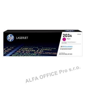HP originální toner CF543A, magenta, 1300str., HP 203A, HP Color LaserJet Pro M254dw, nw,