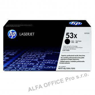 HP originální toner Q7553X, black, 7000str., HP 53X, HP LaserJet P2010, P2015