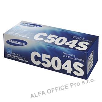 HP originální toner SU025A, CLT-C504S, cyan, 1800str., C504S, Samsung CLP-415, CLX-4195, M