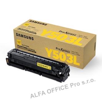 HP originální toner SU491A, CLT-Y503L, yellow, 5000str., Y503L, high capacity, Samsung Pro
