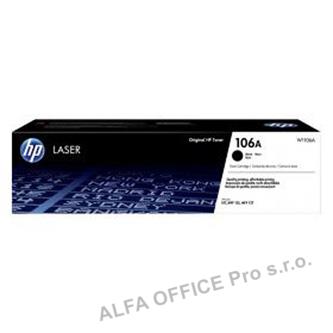 HP originální toner W1106A, black, 1000str., HP 106A, HP Laser 107, MFP 135, MFP