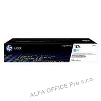 HP originální toner W2071A, cyan, 700str., HP 117A, HP Color Laser 150, MFP 178,