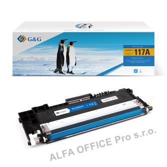  G&G kompatibilní toner s W2071A, cyan, 700str., NT-PH2071C, HP 117A, pro HP Colo 