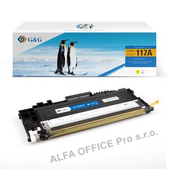  G&G kompatibilní toner s W2072A, yellow, 700str., NT-PH2072Y, HP 117A, pro HP Co 