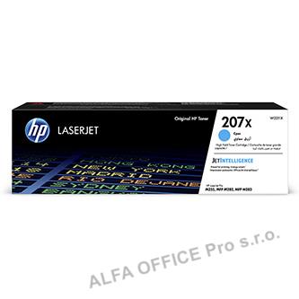 HP originální toner W2211X, cyan, 2450str., HP 207X, HP Color LaserJet Pro M255,