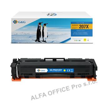  G&G kompatibilní toner s W2212X, yellow, 2450str., NT-PH2212XY, HP 207X, pro HP 