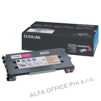  Lexmark originální toner C500S2MG, magenta, 1500str., return, Lexmark C500 