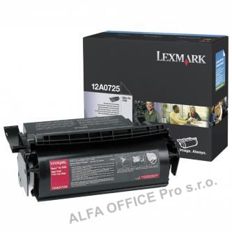 Lexmark originální toner 12A0725, black, 23000str., Lexmark Optra SE-3455