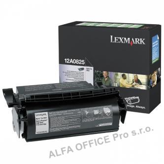 Lexmark originální toner 12A0825, black, 23000str., return, Lexmark Optra SE-345