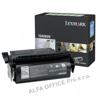 Lexmark originální toner 12A0829, black, 23000str., return, Lexmark Optra SE-345